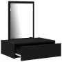 Mesa de tocador colgante roble negro 60x40x70 cm | Foro24.es | Tu tienda online para hogar, jardín y más Foro24.es