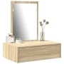 Mesa de tocador colgante de roble Sonoma 60x40x70 cm | Foro24.es | Tu tienda online para hogar, jardín y más Foro24.es