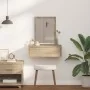 Mesa de tocador colgante de roble Sonoma 60x40x70 cm | Foro24.es | Tu tienda online para hogar, jardín y más Foro24.es