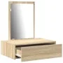 Mesa de tocador colgante de roble Sonoma 60x40x70 cm | Foro24.es | Tu tienda online para hogar, jardín y más Foro24.es