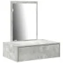 Mesa de tocador colgante gris concreto 60x40x70 cm | Foro24.es | Tu tienda online para hogar, jardín y más Foro24.es