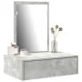 Mesa de tocador colgante gris concreto 60x40x70 cm | Foro24.es | Tu tienda online para hogar, jardín y más Foro24.es