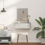 Mesa de tocador colgante gris concreto 60x40x70 cm | Foro24.es | Tu tienda online para hogar, jardín y más Foro24.es