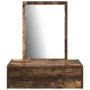 Mesa de tocador montada en la pared Roble ahumado 60x40x70 cm de , Tocadores para dormitorios - Ref: Foro24-865194, Precio: 6...