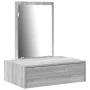 Mesa de Tocador Colgante en Gris Sonoma, 60x40x70 cm by , Bedroom Dressers - Ref: Foro24-865195, Price: 68,20 €, Discount: -5%%