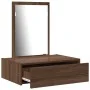 Mesa de tocador colgante Roble Marrón 60x40x70 cm | Foro24.es | Tu tienda online para hogar, jardín y más Foro24.es