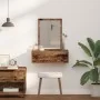 Mesa de tocador colgante de madera envejecida 60x40x70 cm | Foro24.es | Tu tienda online para hogar, jardín y más Foro24.es