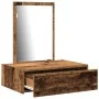 Mesa de tocador colgante de madera envejecida 60x40x70 cm | Foro24.es | Tu tienda online para hogar, jardín y más Foro24.es