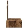 Mesa de tocador colgante de madera envejecida 60x40x70 cm | Foro24.es | Tu tienda online para hogar, jardín y más Foro24.es