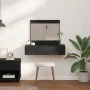 Mesa de Tocador Colgante en la Pared Roble Negro 83x40x70 cm | Foro24.es | Tu tienda online para hogar, jardín y más Foro24.es