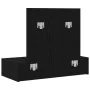 Mesa de Tocador Colgante en la Pared Roble Negro 83x40x70 cm | Foro24.es | Tu tienda online para hogar, jardín y más Foro24.es