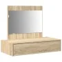 Mesa de tocador colgante Rojo Sonoma 83x40x70 cm by , Bedroom Dressers - Ref: Foro24-865201, Price: 84,94 €, Discount: -5%%