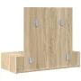Mesa de tocador colgante Rojo Sonoma 83x40x70 cm by , Bedroom Dressers - Ref: Foro24-865201, Price: 84,94 €, Discount: -5%%