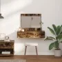 Mesa de tocador colgante Roble ahumado 83x40x70 cm | Foro24.es | Tu tienda online para hogar, jardín y más Foro24.es