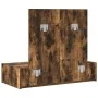 Mesa de tocador colgante Roble ahumado 83x40x70 cm | Foro24.es | Tu tienda online para hogar, jardín y más Foro24.es