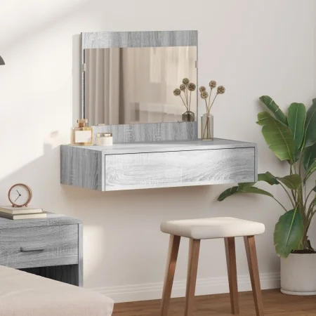 Mesa de tocador colgante Gris Sonoma 83x40x70 cm | Foro24.es | Tu tienda online para hogar, jardín y más Foro24.es