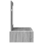 Mesa de tocador colgante Gris Sonoma 83x40x70 cm | Foro24.es | Tu tienda online para hogar, jardín y más Foro24.es