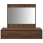 Mesa de tocador colgante roble marrón 83x40x70 cm | Foro24.es | Tu tienda online para hogar, jardín y más Foro24.es