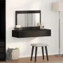 Mesa de Tocador Montada en la Pared en Roble Negro, 100x40x70 cm | Foro24.es | Tu tienda online para hogar, jardín y más Foro24.es