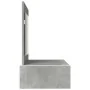 Mesa de Tocador Colgante Gris Concreto 100x40x70 cm | Foro24.es | Tu tienda online para hogar, jardín y más Foro24.es