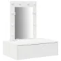 Mesa de Tocador Montada en la Pared con Luces LED - Blanca von , Schlafzimmerkommoden - Ref: Foro24-865217, Preis: 88,62 €, R...