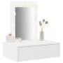 Mesa de Tocador Montada en la Pared con Luces LED - Blanca von , Schlafzimmerkommoden - Ref: Foro24-865217, Preis: 88,62 €, R...