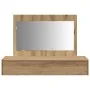 Mesa de Tocador Colgante de Pared de Roble Artesanal 100x40x70 cm | Foro24.es | Tu tienda online para hogar, jardín y más Foro24.es