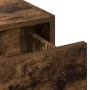 Mesa de tocador colgante con luces LED en roble ahumado | Foro24.es | Tu tienda online para hogar, jardín y más Foro24.es