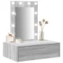 Mesa de tocador colgante con luces LED Gris Sonoma | Foro24.es | Tu tienda online para hogar, jardín y más Foro24.es