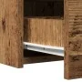 Mesa de Tocador Montada en la Pared con Luces LED de Madera Envejecida von , Schlafzimmerkommoden - Ref: Foro24-865224, Preis...