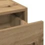 Mesa de tocador colgante con luces LED - Roble artesano | Foro24.es | Tu tienda online para hogar, jardín y más Foro24.es