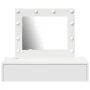 Mesa de Tocador Colgante con Luces LED - Blanca by , Bedroom Dressers - Ref: Foro24-865226, Price: 106,78 €, Discount: -5%%