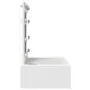 Mesa de Tocador Colgante con Luces LED - Blanca by , Bedroom Dressers - Ref: Foro24-865226, Price: 106,78 €, Discount: -5%%