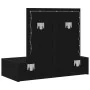 Mesa de Tocador Montada en la Pared con Luces LED en Roble Negro | Foro24.es | Tu tienda online para hogar, jardín y más Foro24.es