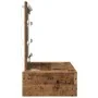 Mesa de Tocador Montada en la Pared con Luces LED de Madera Antigua | Foro24.es | Tu tienda online para hogar, jardín y más Foro24.es