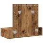 Mesa de Tocador Montada en la Pared con Luces LED de Madera Antigua | Foro24.es | Tu tienda online para hogar, jardín y más Foro24.es