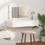 Mesa de Tocador Colgante con Luces LED Blanca | Foro24.es | Tu tienda online para hogar, jardín y más Foro24.es