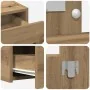 Tocador montado en la pared con luces LED de roble artesanal | Foro24.es | Tu tienda online para hogar, jardín y más Foro24.es