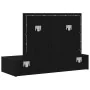 Mesa de tocador montada en la pared con luces LED en roble negro | Foro24.es | Tu tienda online para hogar, jardín y más Foro24.es