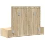 Mesa de tocador montada en la pared con luces LED en roble Sonoma von , Schlafzimmerkommoden - Ref: Foro24-865237, Preis: 110...