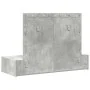 Mesa de tocador colgante con luces LED en gris concreto | Foro24.es | Tu tienda online para hogar, jardín y más Foro24.es