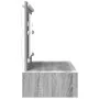 Mesa de Tocador Colgante con Luces LED Gris Sonama von , Schlafzimmerkommoden - Ref: Foro24-865240, Preis: 113,46 €, Rabatt: ...