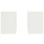 Soportes de Plantas para Exteriores Pilar 2 pcs Blanco 24x24x35 cm Acero | Foro24.es | Tu tienda online para hogar, jardín y más Foro24.es