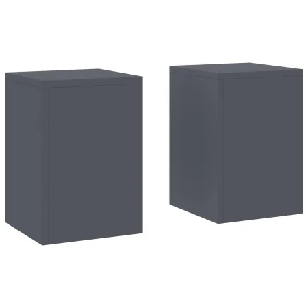 Soportes de Plantas Pillar 2 pcs Antracita 24x24x35 cm Acero von , Topfständer - Ref: Foro24-865808, Preis: 60,05 €, Rabatt: ...
