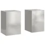 Soportes para Plantas Exterior Pillar 2 pcs 24x24x35 cm Acero Inoxidable | Foro24.es | Tu tienda online para hogar, jardín y más Foro24.es