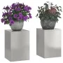 Soportes para Plantas Exterior Pillar 2 pcs 24x24x35 cm Acero Inoxidable | Foro24.es | Tu tienda online para hogar, jardín y más Foro24.es