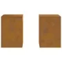 Soportes para Plantas de Exterior Pilar 2 pcs 24x24x35 cm Acero Corrosión | Foro24.es | Tu tienda online para hogar, jardín y más Foro24.es