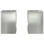 Soportes para Plantas para Exterior Pilar 2 pcs 24x24x35 cm Acero Galvanizado | Foro24.es | Tu tienda online para hogar, jardín y más Foro24.es