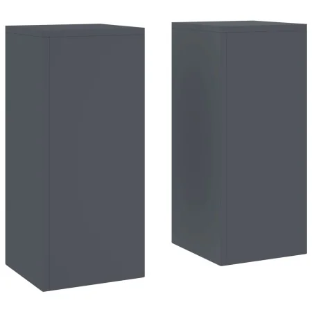 Soportes de plantas exteriores Pilar 2 pcs Antracita 24x24x55 cm Acero | Foro24.es | Tu tienda online para hogar, jardín y más Foro24.es
