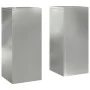Soportes para Plantas al Aire Libre Pilar 2 pcs 24x24x55 cm Acero Galvanizado von , Topfständer - Ref: Foro24-865818, Preis: ...